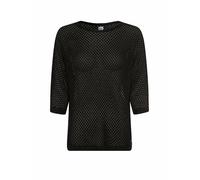Strickpullover BRAX "Style EMMA", Damen, Gr. 38, schwarz, 82% Viskose, 18% Polyester, Langarm, Pullover (57117469-38) schwarz