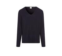 Strickpullover BRAX "Style LESLEY", Damen, Gr. 38, blau (navy), 72% Viskose, 28% Polyamid, Langarm, Pullover (77210058-38) navy