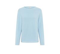 Brax Damen Strickpullover Style LESLEY – 100% Baumwolle, Rundhals, Hellblau, Gr. 38