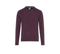 Brax Herren Strickpullover Style RICK – plum (dunkles Lila) Größe L
