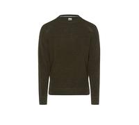 Rundhalspullover BRAX "Style ROY", Herren, Gr. XXXL (58/60), dunkelgrün, Strick, 44% Baumwolle, 29% Polyacryl, 27% Wolle, Rundhals, Pullover (77153535-XXXL) dunkelgrün