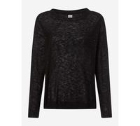 Strickpullover BRAX "Style LESLEY", Damen, Gr. 40, schwarz, Strick, 34% Wolle, 32% Polyamid, 22% Polyester, 12% Alpaka, Rundhals, Pullover (56937635-40) schwarz