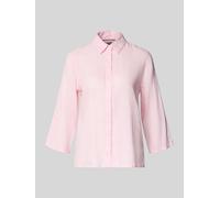 Brax Regular Fit Hemdbluse aus reinem Leinen Modell 'VICKY' in Rose, Größe 46