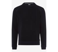 Rundhalspullover BRAX "Style ROY", Herren, Gr. 5XL, blau (navy), 44% Baumwolle, 29% Polyacryl, 27% Wolle, Pullover (31957415-5XL) navy