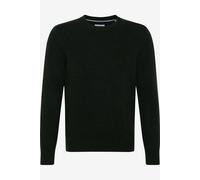 Brax Regular Fit Strickpullover Rundhalsolive, Einfarbig