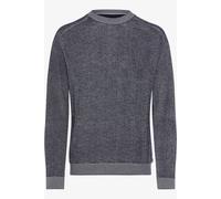 Brax Herren Strickpullover Style ROB universe, Blau, Gr. S