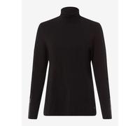 Sweatshirt BRAX "Style CARINA L", Damen, Gr. 36, schwarz, 47% Baumwolle, 47% Modal, 6% Elasthan, Langarm, Sweatshirts (23342246-36) schwarz