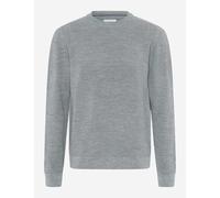 Rundhalspullover BRAX "Style ROY" Gr. M (50), silberfarben Herren Pullover (48794004-M) silberfarben