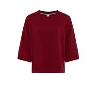 BRAX Kurzarmshirt Style BERTA M Damen Rundhals 70% Viskose 25% Polyester Gr. 42 weinrot
