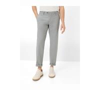 Brax Silvio Slim Fit Flatfronthose hellgrau, Faux-uni