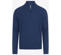 Brax Steffen Modern Fit Troyer blau, Einfarbig