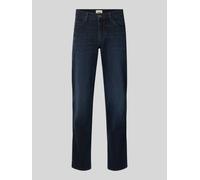 Brax Straight Fit Jeans aus Baumwoll-Mix Modell 'Cadiz' in Blau, Größe 34/32