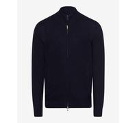 Strickjacke BRAX "Style JAKE" Gr. L, blau (dunkelblau) Herren Strickjacken (50255514-L)