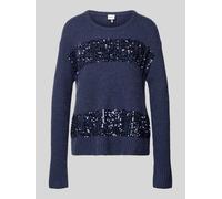 Brax Damen Strickpullover Style LISA midnight blue, dunkelblau, Gr. 44