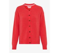 Strickjacke BRAX "Style Strickjacke" Gr. 46, rot Damen Strickjacken (47117565-46) rot