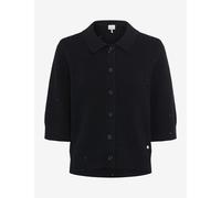 Strickjacke BRAX "Style ALMA", Damen, Gr. 46, navy, Strick, 70% Baumwolle, 30% Polyester, Strickjacken Strickjacke (82435419-46) navy