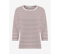 Kurzarmshirt BRAX "Style BONNIE", Damen, Gr. 38, rot (dunkelrot), 100% Baumwolle, Kurzarm, Shirts (27495426-38) dunkelrot