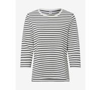 BRAX Damen Style.Bonnie Cotton Structure Rib Stripe Sweatshirt