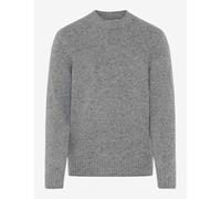 Brax Herren Strickpullover Style BUDDY platin, grau, Gr. XL