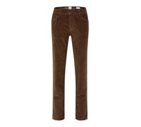 Brax Straight Fit Cordhose aus Baumwoll-Mix Modell 'Mythos Flex Cord' in Hellbraun, Größe 34/32