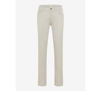 Brax Fashion Hose Cadiz U – Ultralight, Regular Fit, Strukturmuster, Beige, Größe 38/32