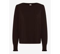 Brax Damen Langarmshirt Style CAITLIN L brunette, dunkelbraun, Gr. 40