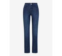 5-Pocket-Jeans BRAX "Style CAROLA", Damen, Gr. 38, Normalgrößen, dunkelblau, Denim/Jeans, 75% Baumwolle, 17% Polyester, 5% Elastomultiester, 3% Elasthan, Jeans 5-Pocket-Jeans (38061237-38) dunkelblau