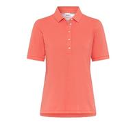 Poloshirt BRAX "Style CLEO", Damen, Gr. 44, orange (hellrot), 97% Baumwolle, 3% Elasthan, Shirts (66812326-44) hellrot