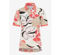 BRAX Style Cleo Poloshirt in Einer Pima Pique Qualität mit einem floralen Druck