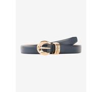 Ledergürtel BRAX "Style DAMENGÜRTEL", Damen, Gr. 95, blau (navy), Leder, Gürtel Ledergürtel (44871545-95) navy