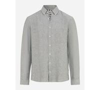 Brax Herrenhemd Style DANIEL – Leinen (100%) – Thyme Grün/Khaki – Größe M