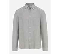 Leinenhemd BRAX "Style DANIEL", Herren, Gr. S, Normalgrößen, grün, Web, 100% Leinen, Hemden (56880353-S) grün