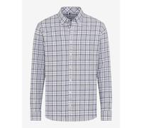 Businesshemd BRAX "Style DANIEL", Herren, Gr. XXL, Normalgrößen, dunkelgrau, Web, 100% Baumwolle, Hemden (73509433-XXL) dunkelgrau