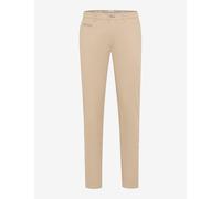 Chinohose BRAX "Style FABIO IN", Herren, Gr. 34, Länge 32, beige (hellbraun), Web, 97% Baumwolle, 3% Elasthan, Hosen Chinohose (73245203-34) hellbraun