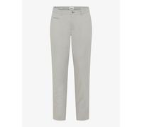 Brax Chino Fabio In Modern Fit Grau Einfarbig Größe 33/32