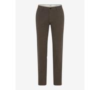 Chinohose BRAX "Style FABIO", Herren, Gr. 33, Länge 30, braun, Web, 53% Baumwolle, 28% Polyester, 15% Viskose, 4% Elasthan, Hosen Chinohose (78074360-33) braun