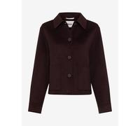 Steppjacke BRAX "Style HANNAH", Damen, Gr. 36, braun (dunkelbraun), Web, 48% Wolle, 47% Polyester, 5% Sonstige Fasern, Jacken Steppjacke (64577048-36) dunkelbraun