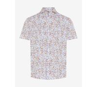 Brax Hemd Style HARDY Modern Fit Kurzarm 97% Baumwolle/3% Elasthan Herren Gr. M rot/blau