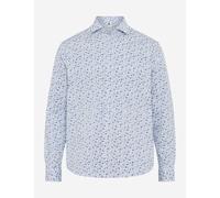 Langarmhemd BRAX "Style HAROLD", Herren, Gr. L, Normalgrößen, blau, Web, 97% Baumwolle, 3% Elasthan, Hemden (64944739-L) blau