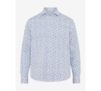 Langarmhemd BRAX "Style HAROLD", Herren, Gr. XXXL, Normalgrößen, blau, Web, 97% Baumwolle, 3% Elasthan, Hemden (64944739-XXXL) blau