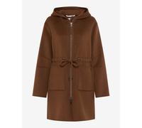 Langmantel BRAX "Style HOPE", Damen, Gr. 44, braun, Web, 48% Wolle, 47% Polyester, 5% Sonstige Fasern, Mäntel (76350967-44) braun