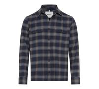 Brax Overshirt Style KAY – navy/dunkelblau, kariert, 100% Baumwolle – Gr. L