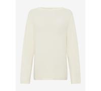 Strickpullover BRAX "Style LESLEY", Damen, Gr. 38, hellbeige, Strick, 100% Baumwolle, Rundhals, Pullover Strickpullover (48779866-38) hellbeige