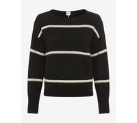 Strickpullover BRAX "Style LISA", Damen, Gr. 40, schwarz, Strick, 43% Polyamid, 29% Wolle, 26% Alpaka, 2% Polyester, Rundhals, Pullover (62958549-40) schwarz