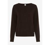 Brax Pullover Lisa Regular Fit Schurwoll-Kaschmir-Mix Dunkelbraun Größe 46