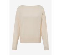 Brax Strickpullover mit gerippten Abschlüssen Modell 'LISA' in Offwhite, Größe 44