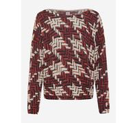 Brax Damen Strickpullover Style LISA mandarin, Rot, Gr. 44