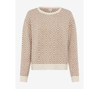 Brax Damen Strickpullover Style LIZ walnut, hellbraun, Gr. 48