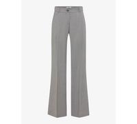 Jogginghose BRAX "Style MAINE", Damen, Gr. 38, Normalgrößen, grau, 53% Polyester, 43% Schurwolle, 4% Elasthan, Hosen (15915523-38) grau