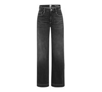 BRAX 5-Pocket-Jeans Style MAINE – Magic Denim Wide Leg, Damen Kurzgröße 40K, Grau